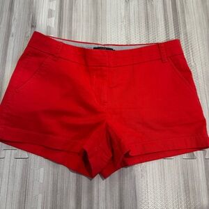 J. Crew Red Chino Shorts 2.5in inseam